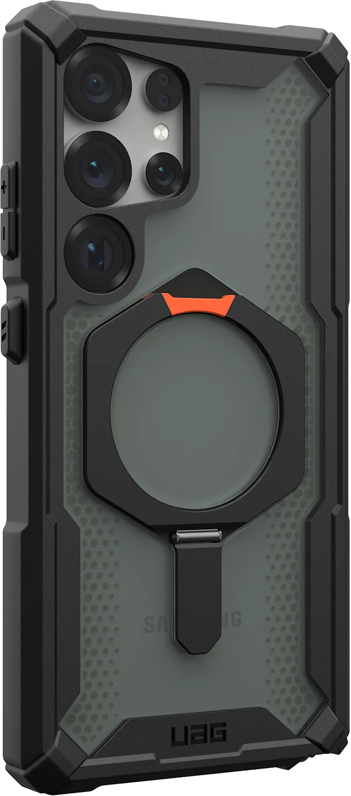 Чохол UAG для Samsung Galaxy S25 Ultra, Plasma XTE with Magnet, Black/Orange (214467114097)фото