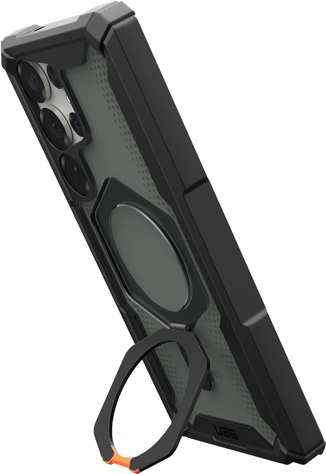 Чохол UAG для Samsung Galaxy S25 Ultra, Plasma XTE with Magnet, Black/Orange (214467114097)фото