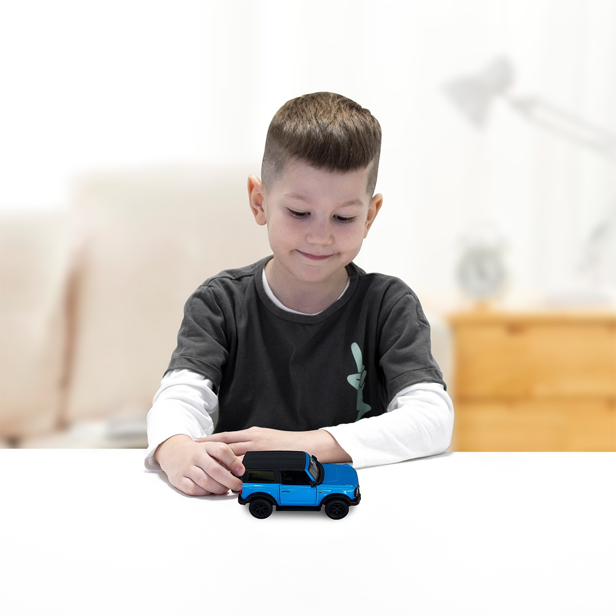 Автомодель – Ford Bronco Badlands (синій) (250393U)фото11