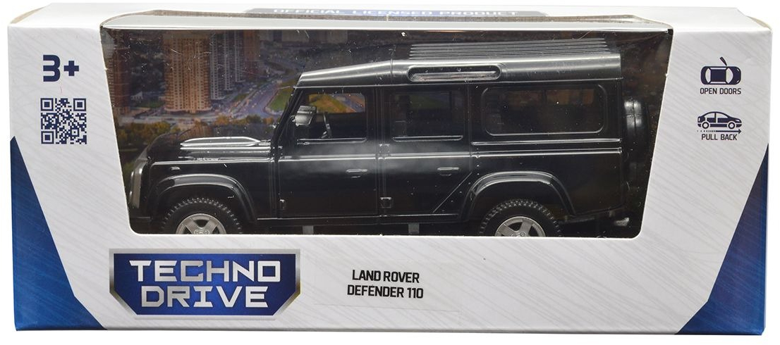 Автомодель -Land Rover Defender 110 (чорний) (250341U)фото9