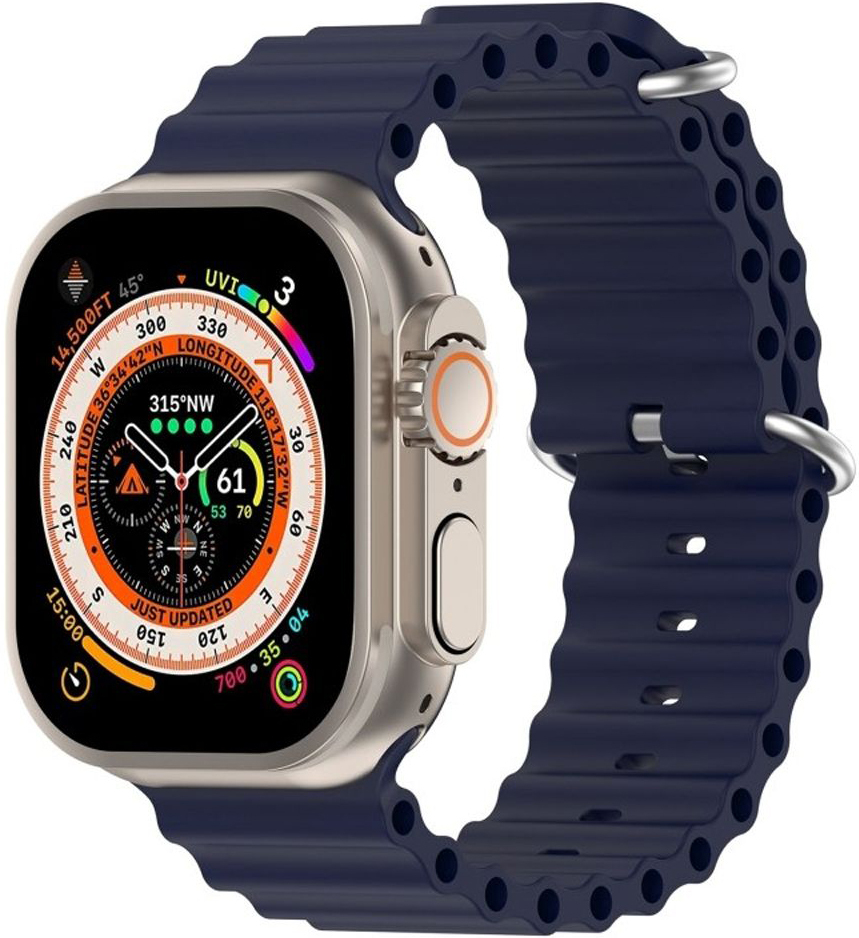 Ремешок ArmorStandart Ocean Band для Apple Watch 42 (Series 11-10)/41/40/38 Deep Blue (ARM74235) фото 