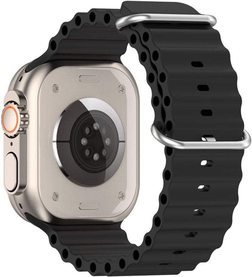 Ремінець ArmorStandart Ocean Band для Apple Watch 49/46/45/44/42 (Series 1-3) Black (ARM74244)фото