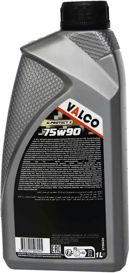 Олива трансмісійна Valco G-Protect S75W90 1л (PF018042)фото