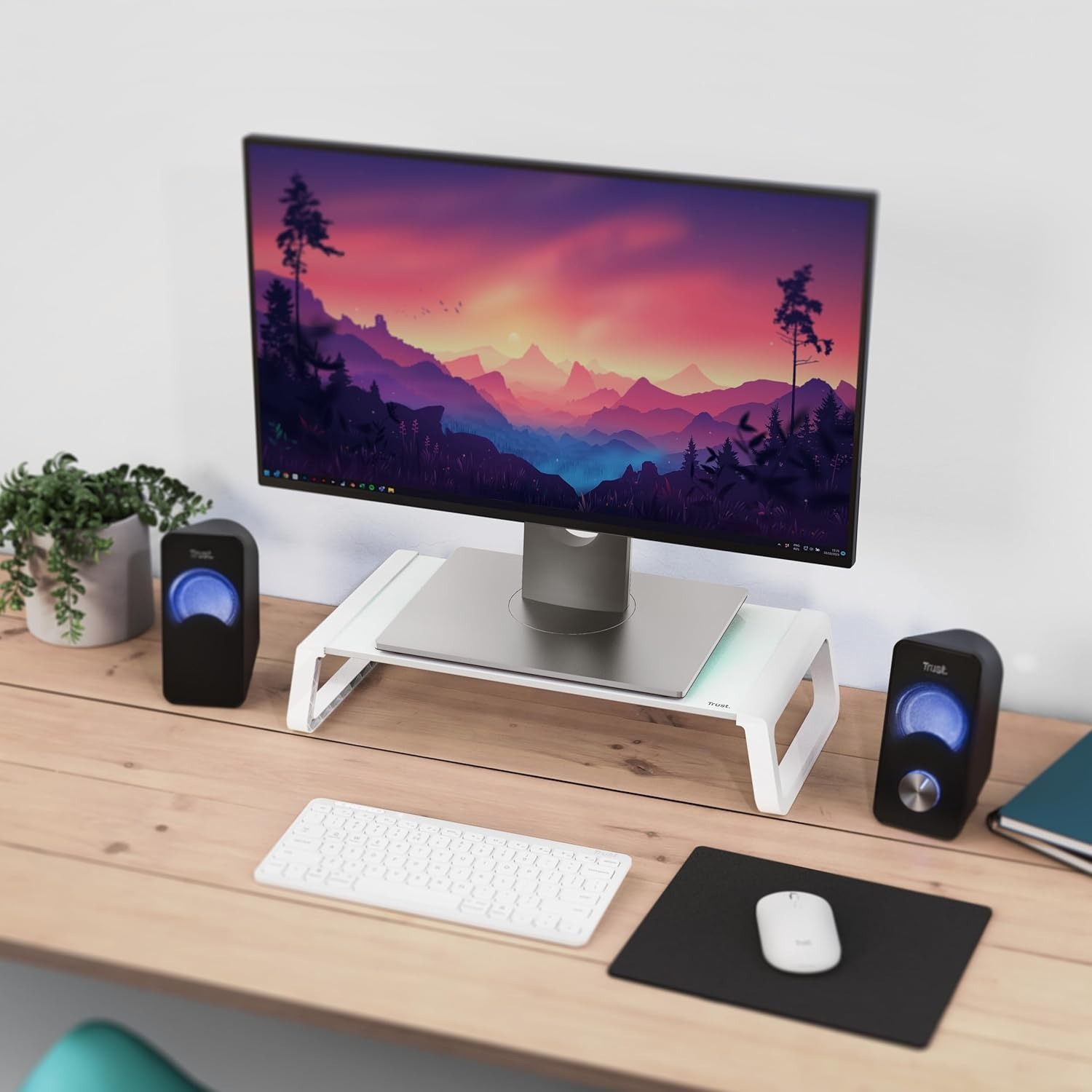 Підставка для монітора Trust Monta, White (25351_TRUST)фото4