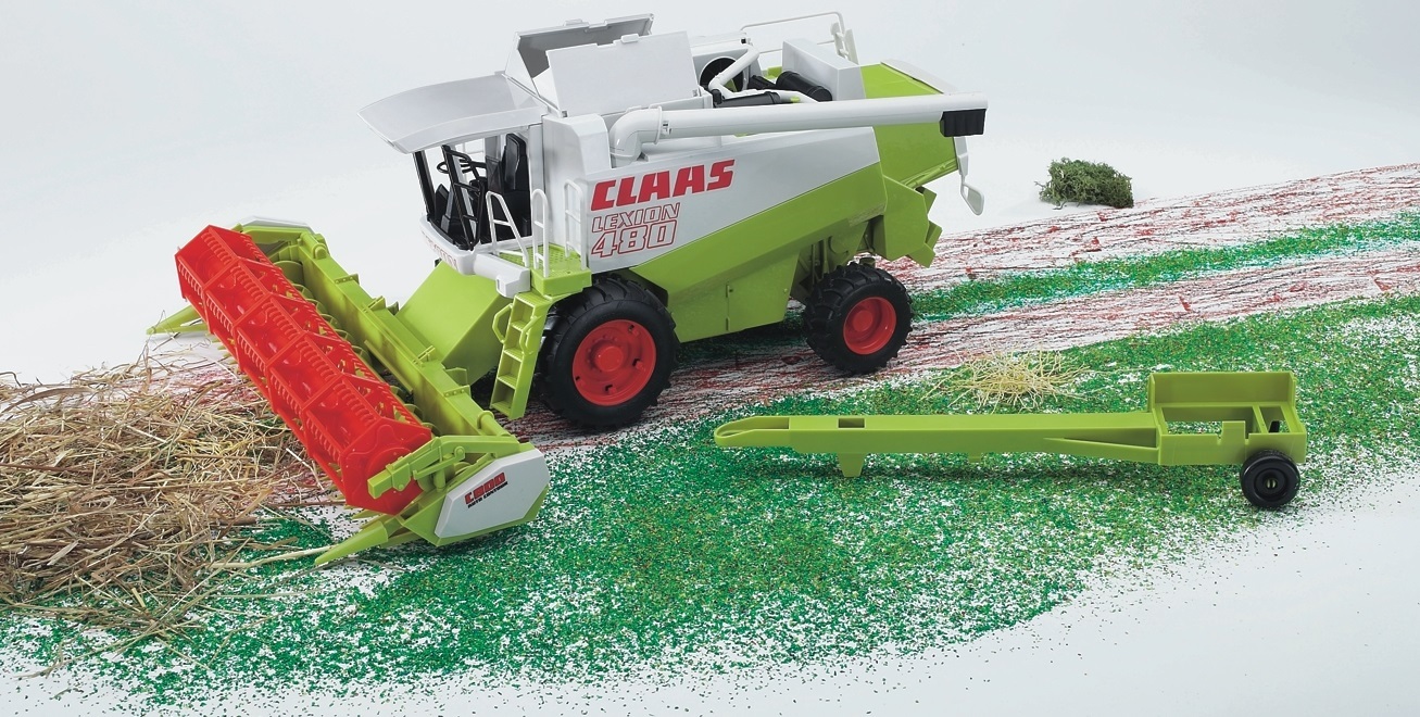 Игрушка Bruder - Комбайн Claas Lexion 480 (2120) фото 5