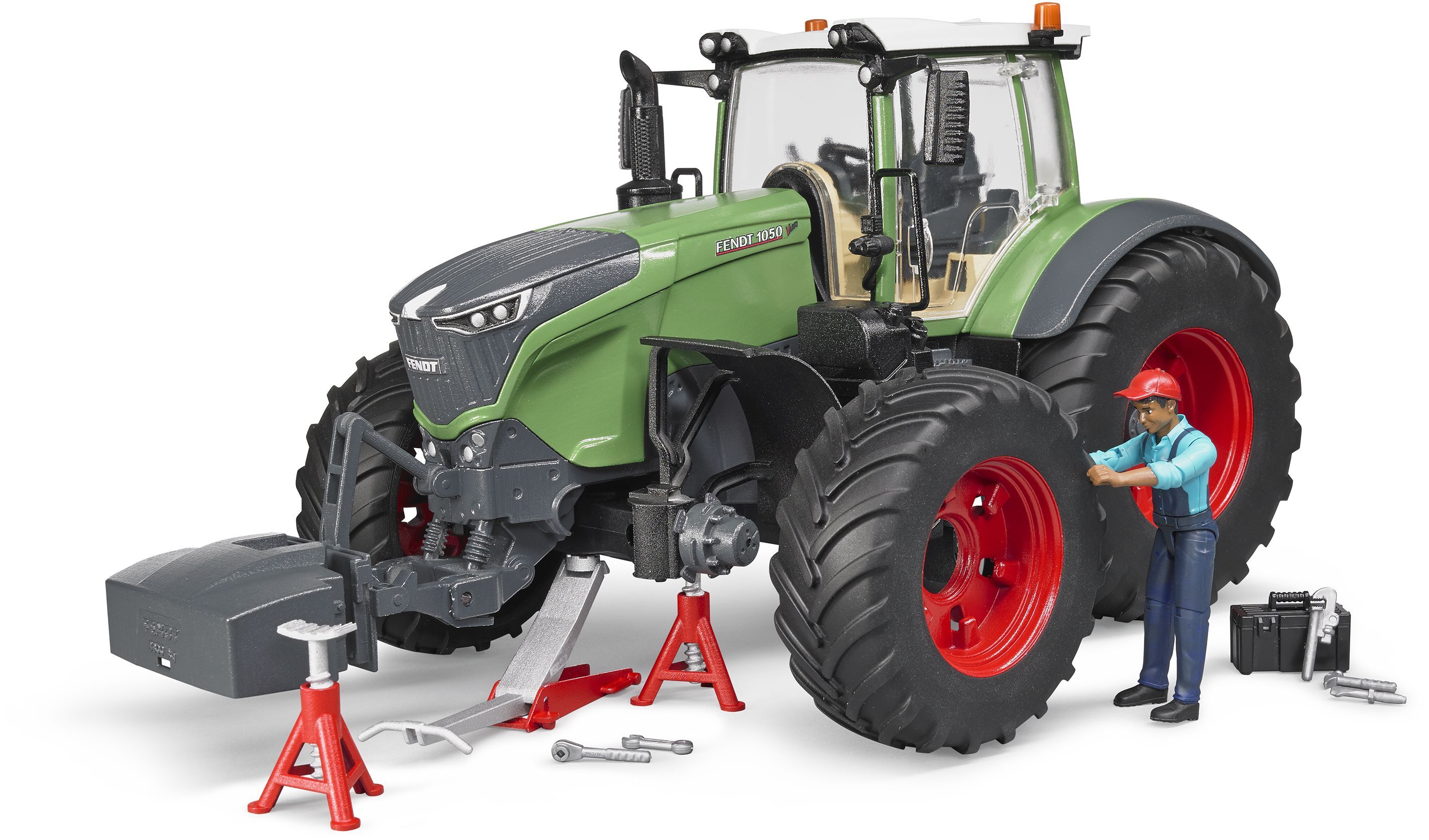 Набор Bruder - Трактор Fendt 1050 Vario с фигуркой и аксессуарами для ремонта (4041) фото 