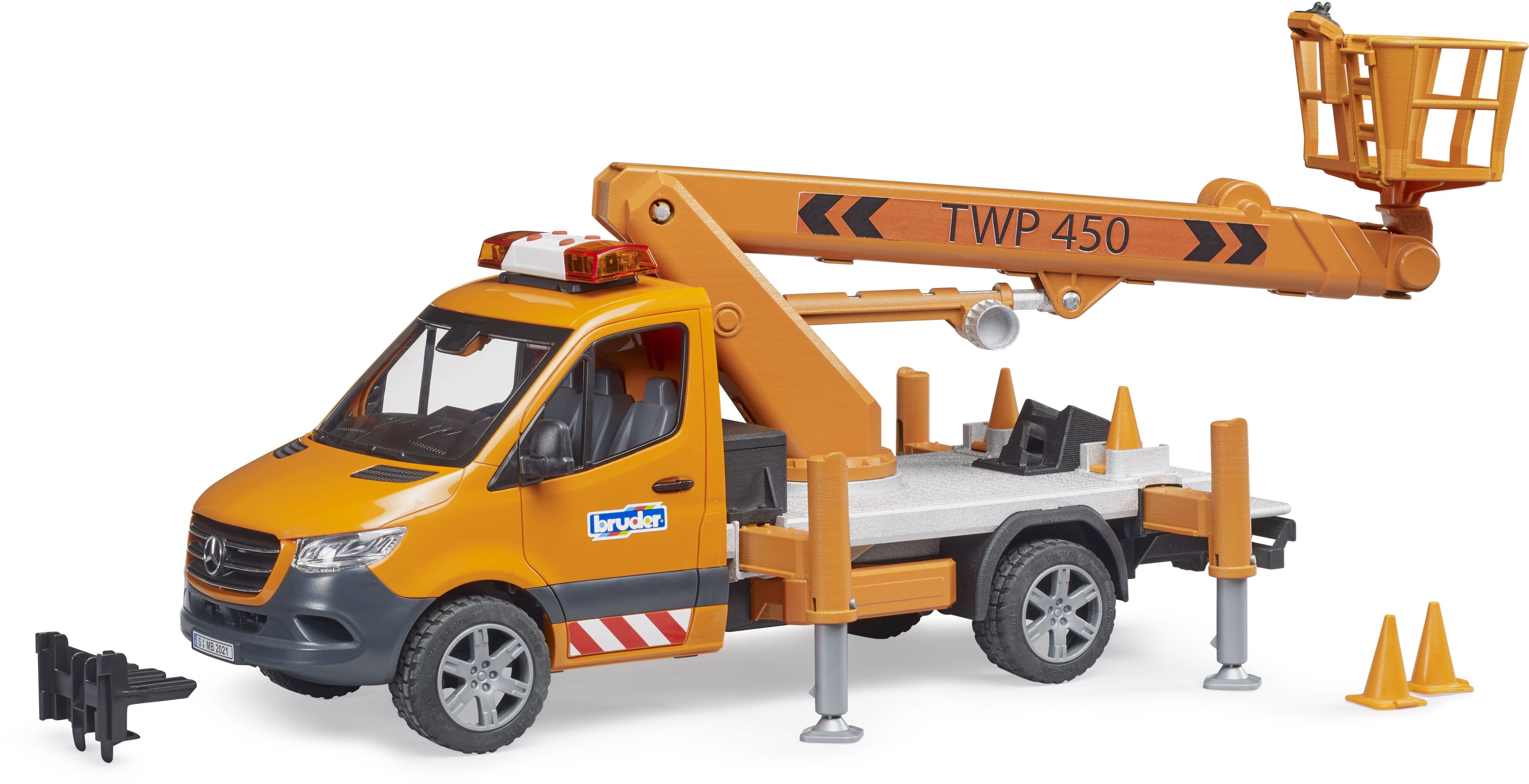 Игрушка Bruder - Mercedes Sprinter сервисной службы с телескопической люлькой (2679) фото 