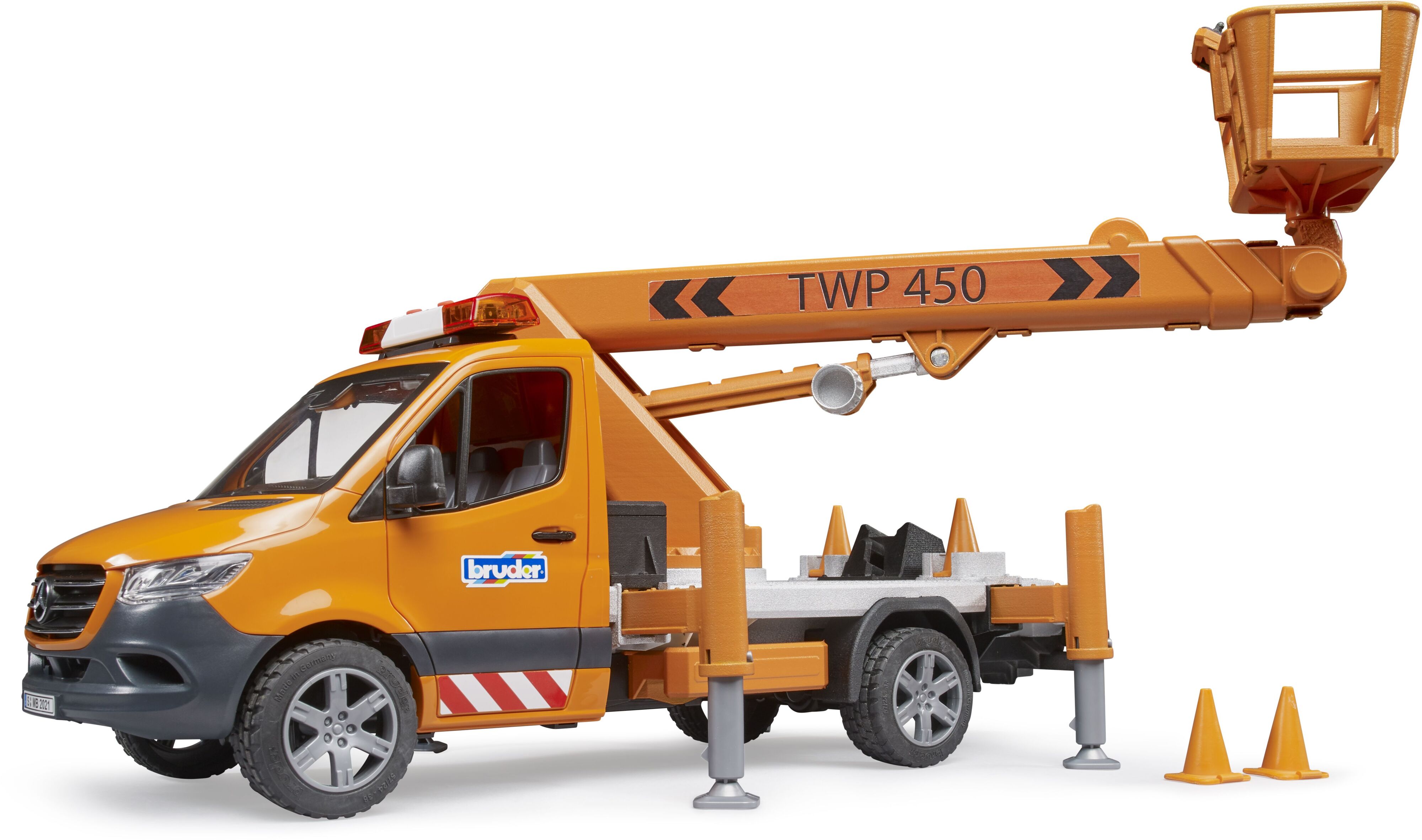 Игрушка Bruder - Mercedes Sprinter сервисной службы с телескопической люлькой (2679) фото 
