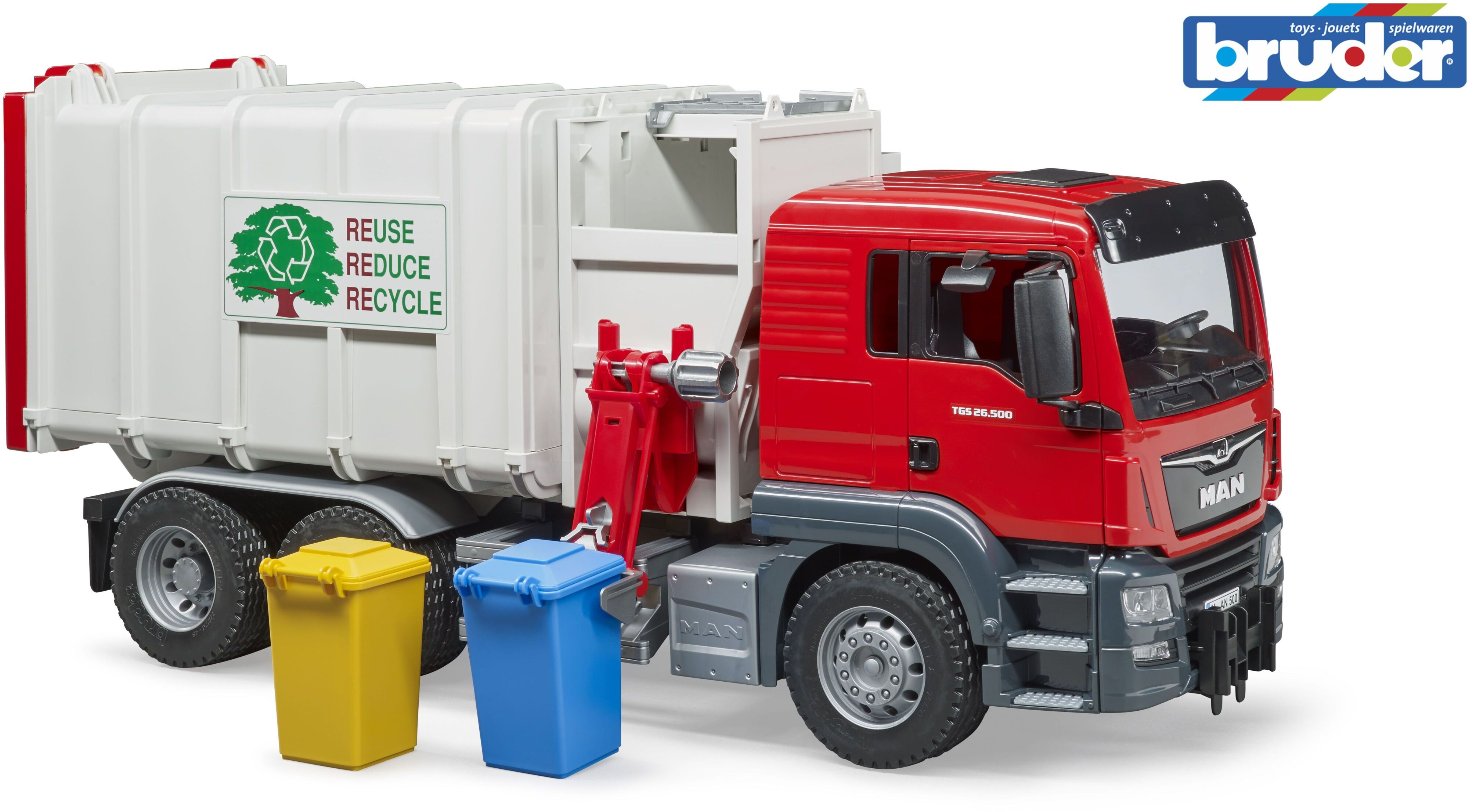 Игрушка Bruder - Мусоровоз MAN TGS (3761) фото 