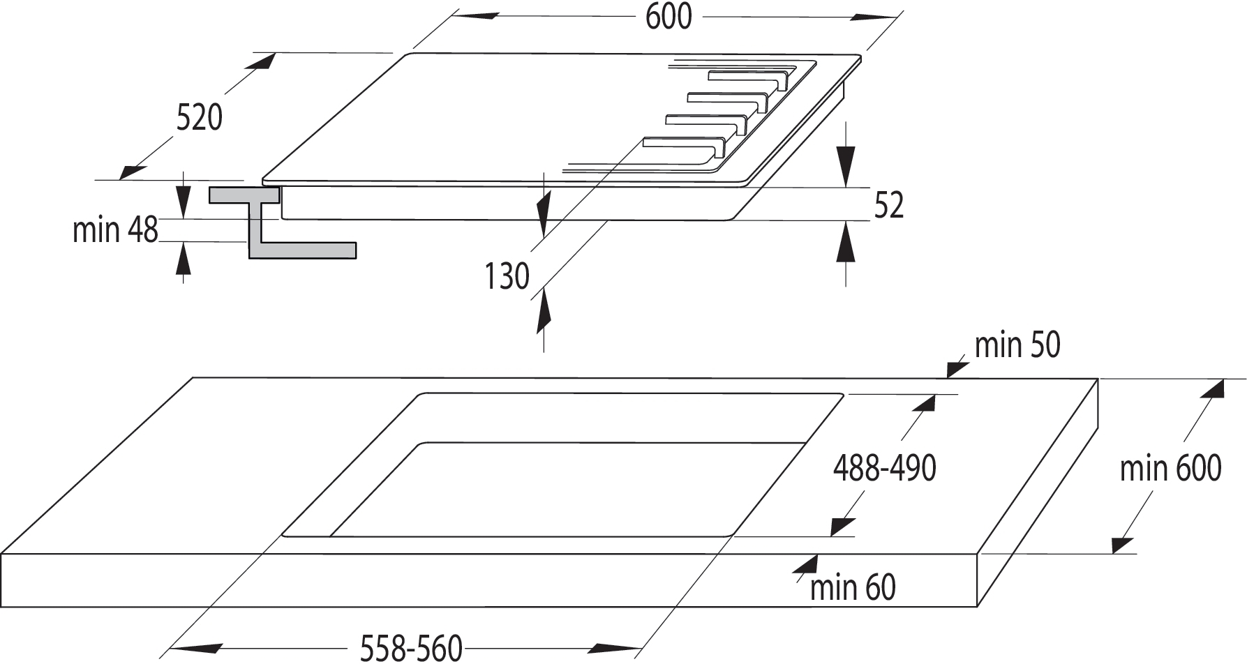 Комплект варильної поверхні газової Gorenje GW6D42CLI + духовий шафа Gorenje BOS67371CLIфото2