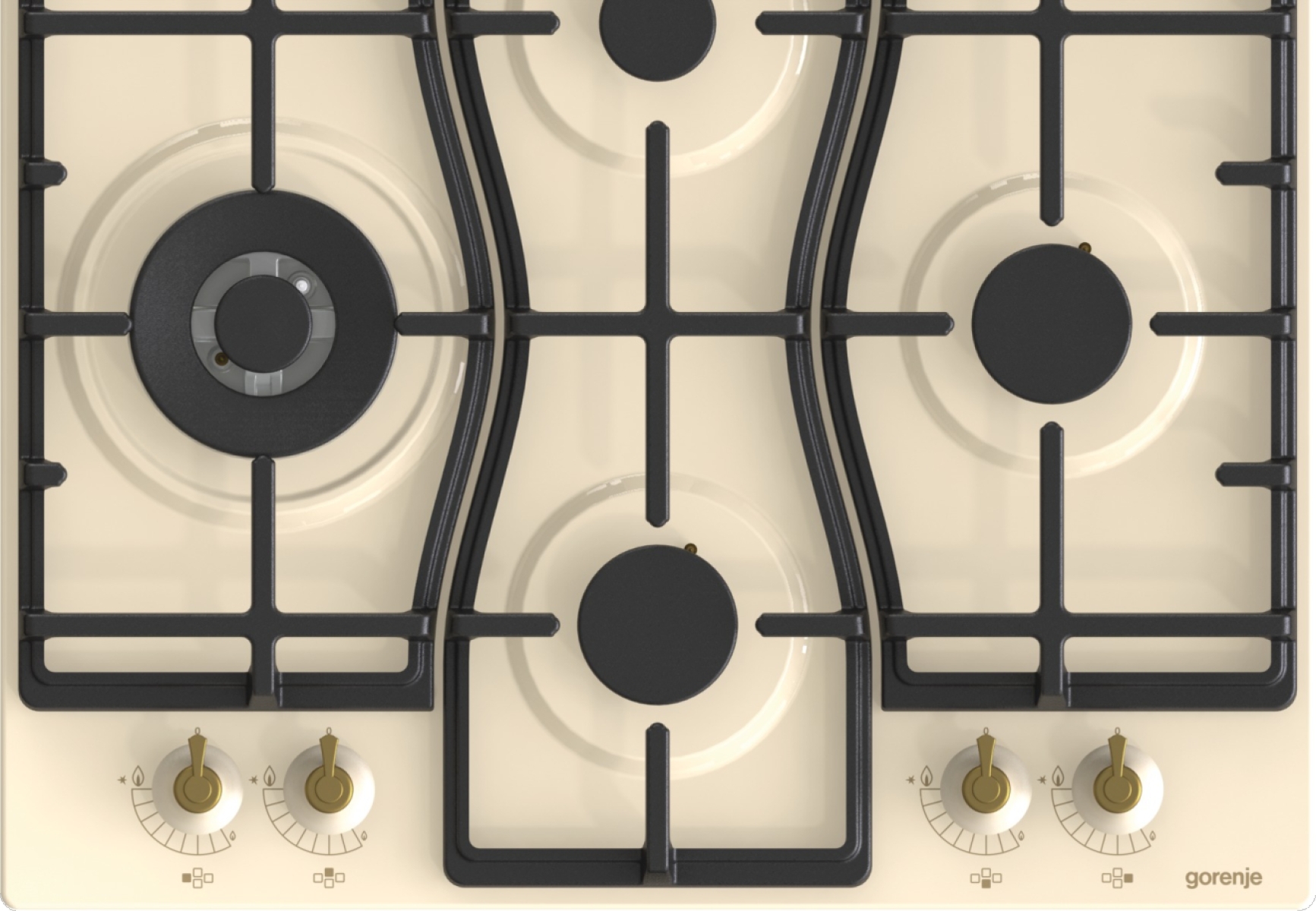 Комплект варильної поверхні газової Gorenje GW6D42CLI + духовий шафа Gorenje BOS67371CLIфото11