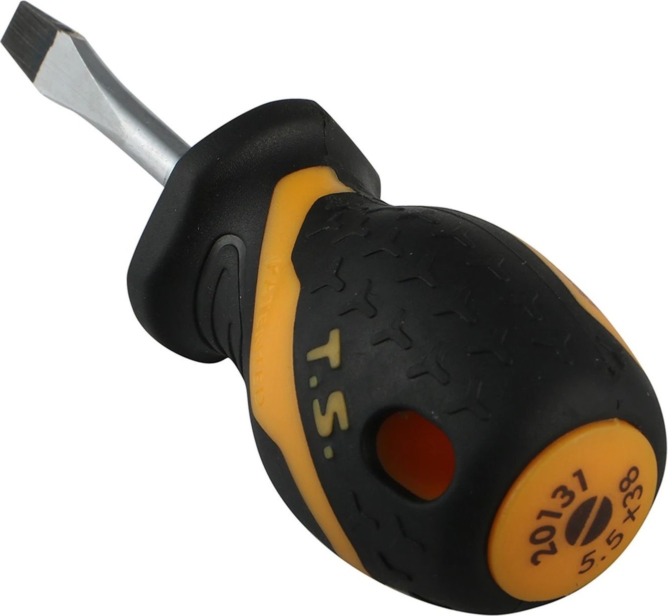 Отвертка Tolsen Эрго плоская, SL5.5x38мм, сталь CrV (20131) фото 2