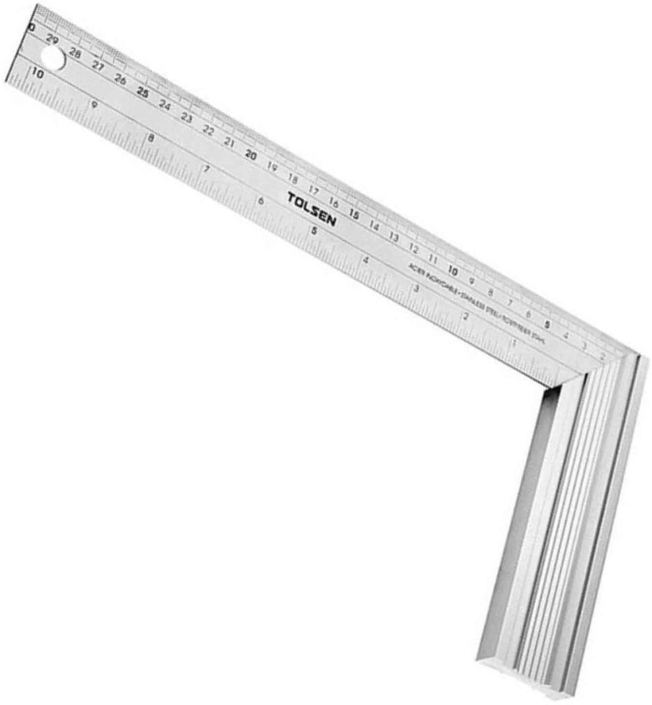Угольник строительный Tolsen, алюминий, 250x36x1мм (35038) фото 2