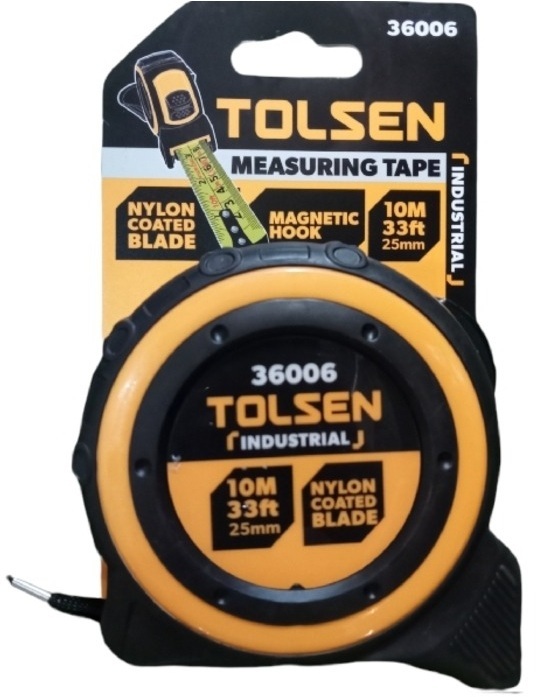 Рулетка Tolsen Эрго 10м, 25мм (36006T) фото 2