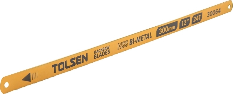 Полотно ножовочное Tolsen по металлу, 24TPI, SK4, 300мм, 2шт (30064) фото 