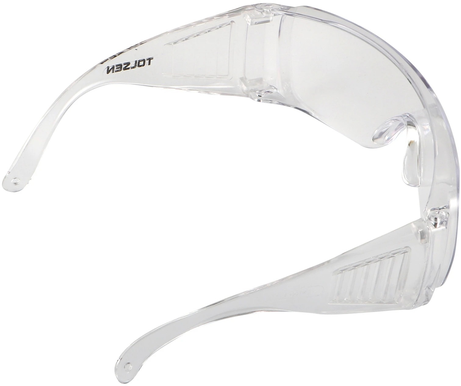 Окуляри захисні Tolsen протиосколкові, полікарбонат, прозорі (45072)фото2