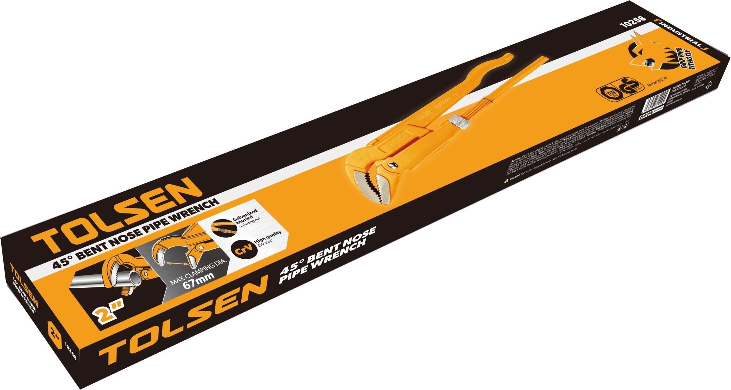 Ключ трубный Tolsen 570мм (10258) фото 4