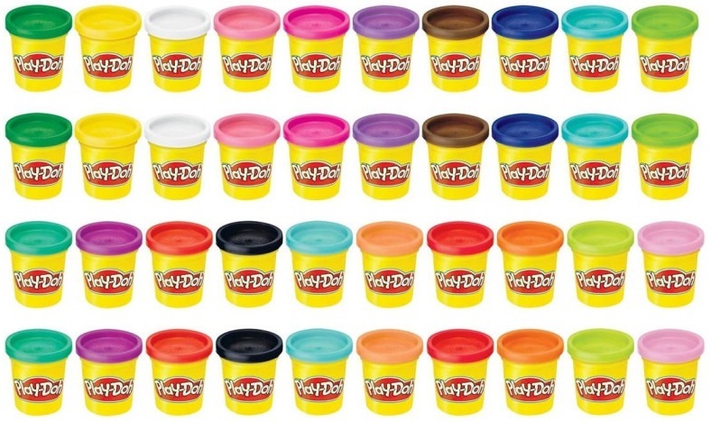 Набір пластиліну Play-Doh з 40 баночок (E9413)фото2