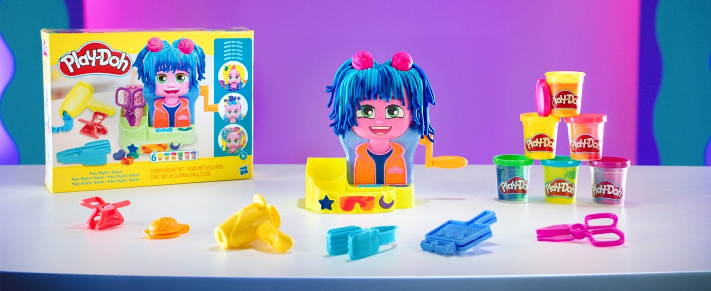 Набор для творчества Play-Doh с пластилином "Прически" (F8807) фото 