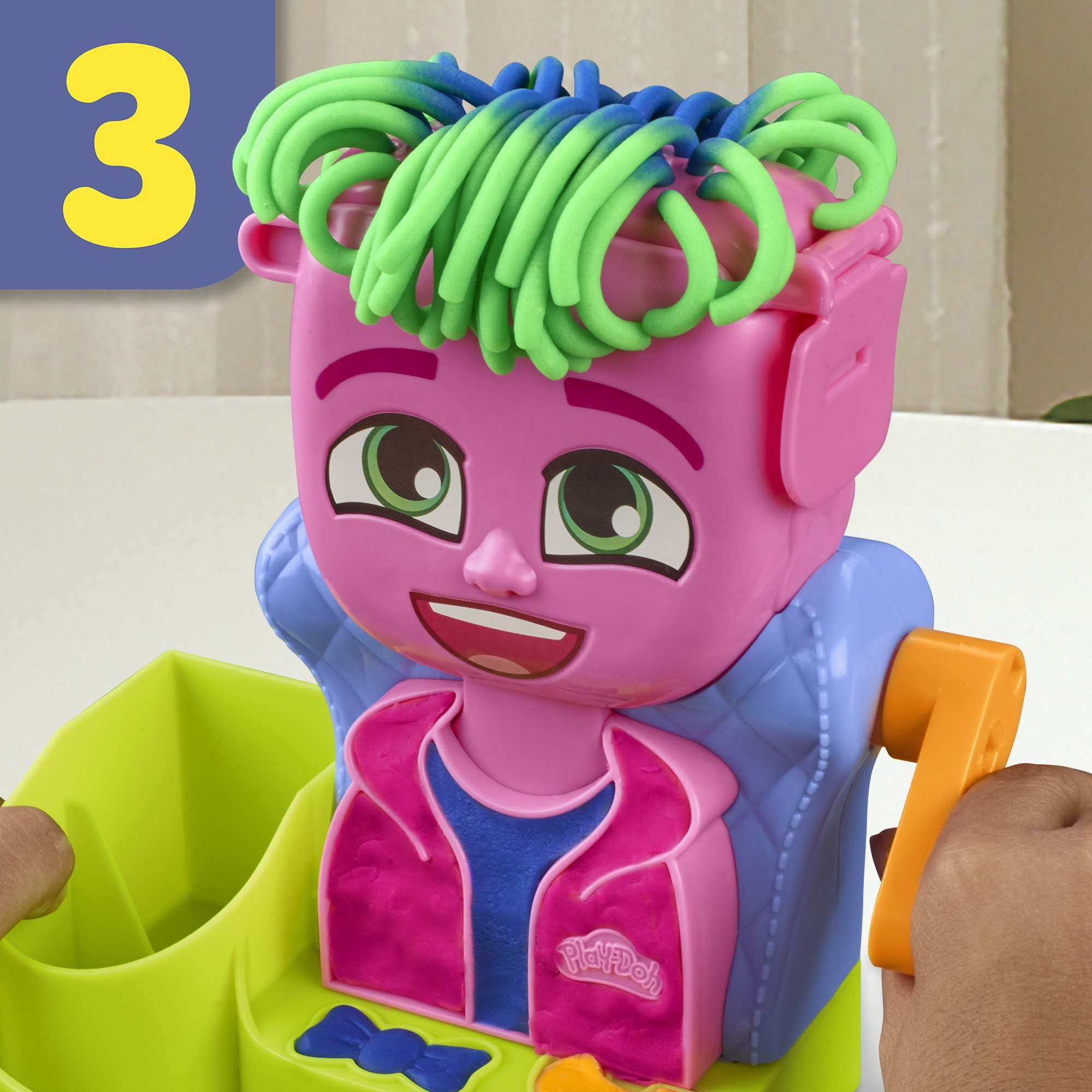 Набор для творчества Play-Doh с пластилином "Прически" (F8807) фото 