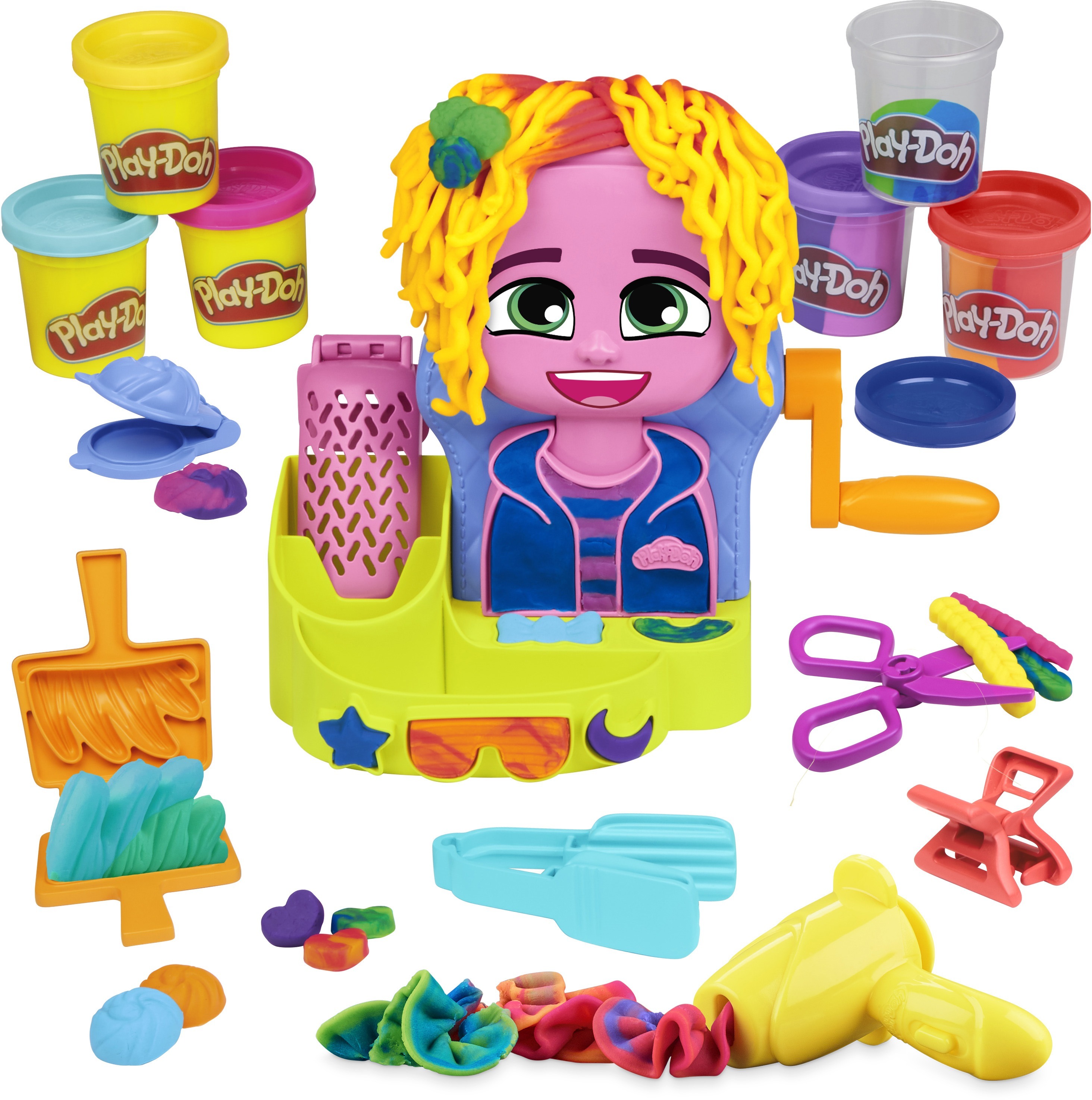 Набор для творчества Play-Doh с пластилином "Прически" (F8807) фото 