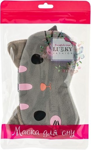 Маска для сна Lukky "Кошечка серенькая", 24,6x14,6 (T20878) фото 2