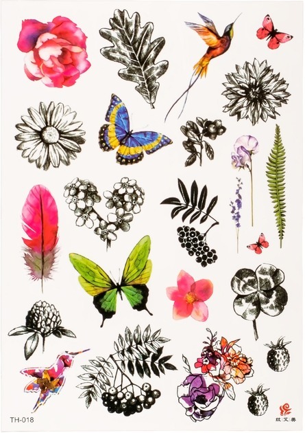 Набор татуировок Lukky Fashion Волшебная природа (T25617) фото 2