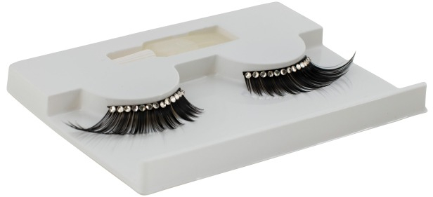 Накладные ресницы Lukky с блестками 