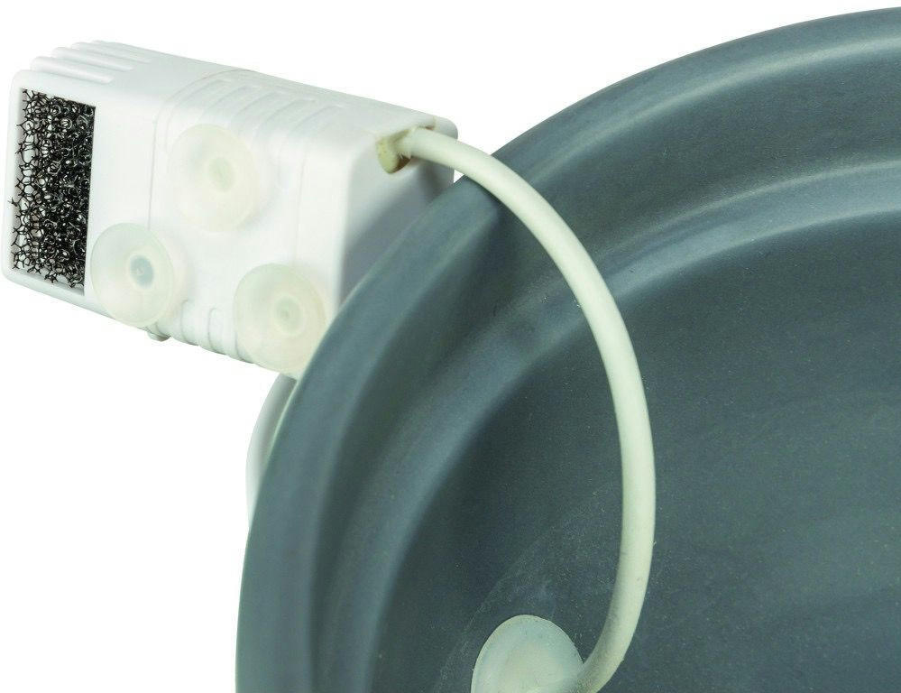 Фонтан керамический Trixie Vital Dome 1,5л 20х10х20см серо-белый фото 7