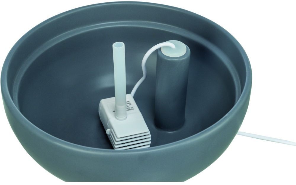 Фонтан керамический Trixie Vital Dome 1,5л 20х10х20см серо-белый фото 5