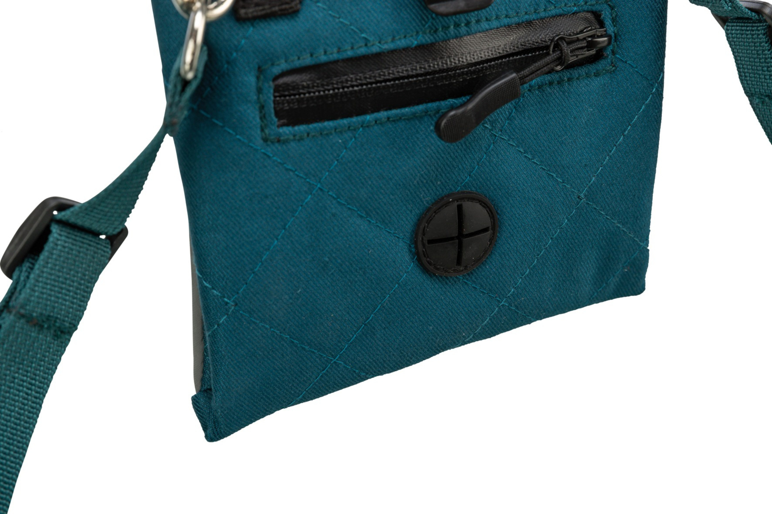 Сумка для лакомства Trixie Twin 15х18х2,5см сине-зеленая. фото