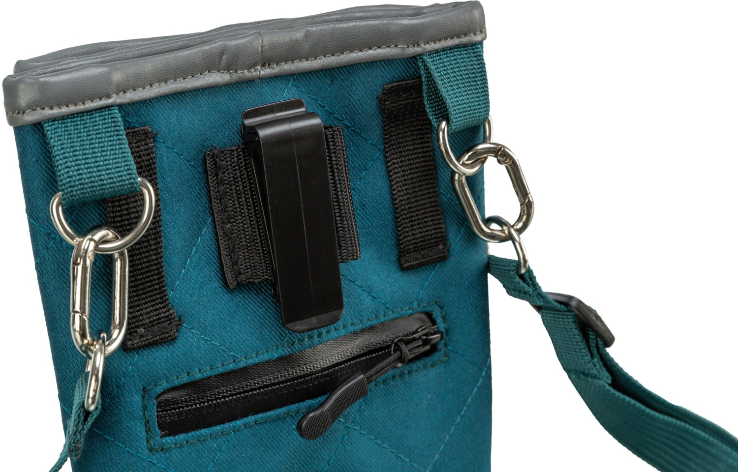 Сумка для лакомства Trixie Twin 15х18х2,5см сине-зеленая. фото