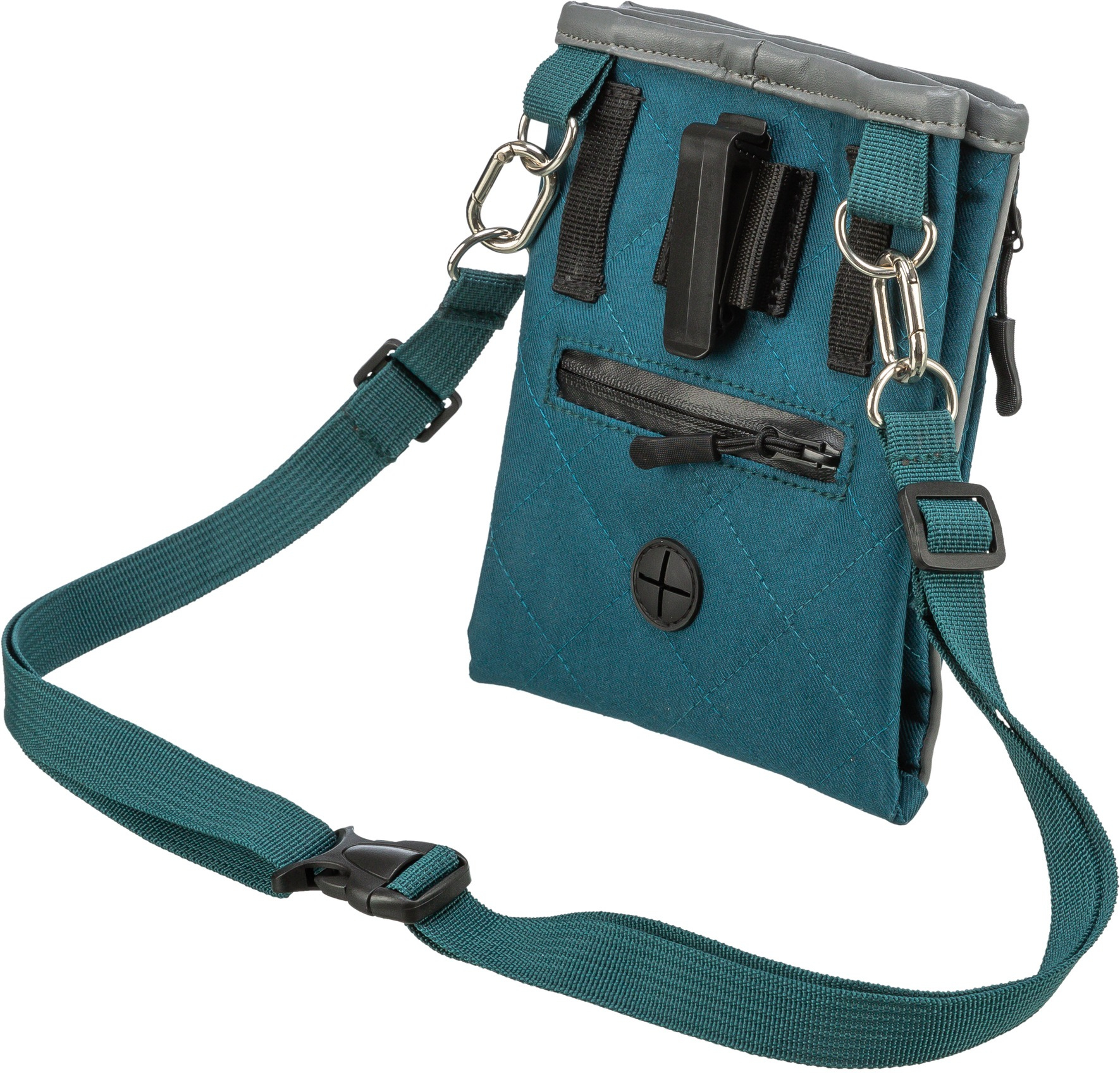 Сумка для лакомства Trixie Twin 15х18х2,5см сине-зеленая. фото 3