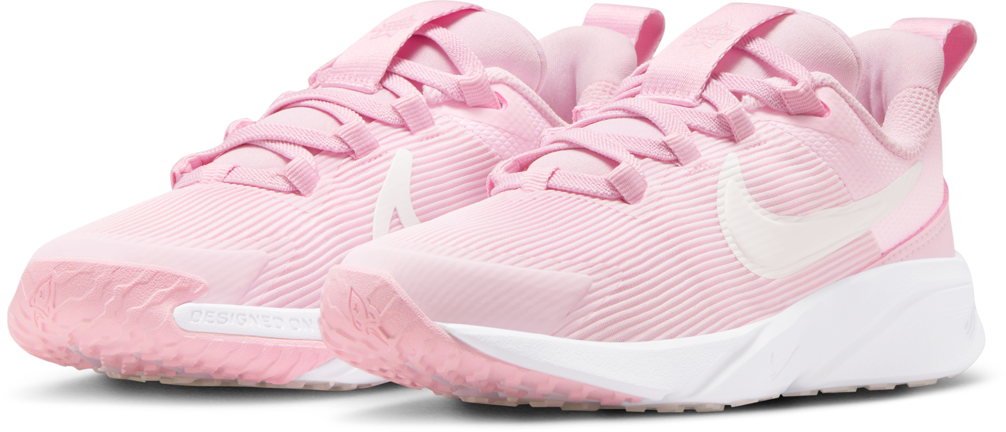 Кросівки для дівчаток Nike Star Runner 4 Nn (Ps) DX7614-602 31.5 (13.5C US) рожевіфото