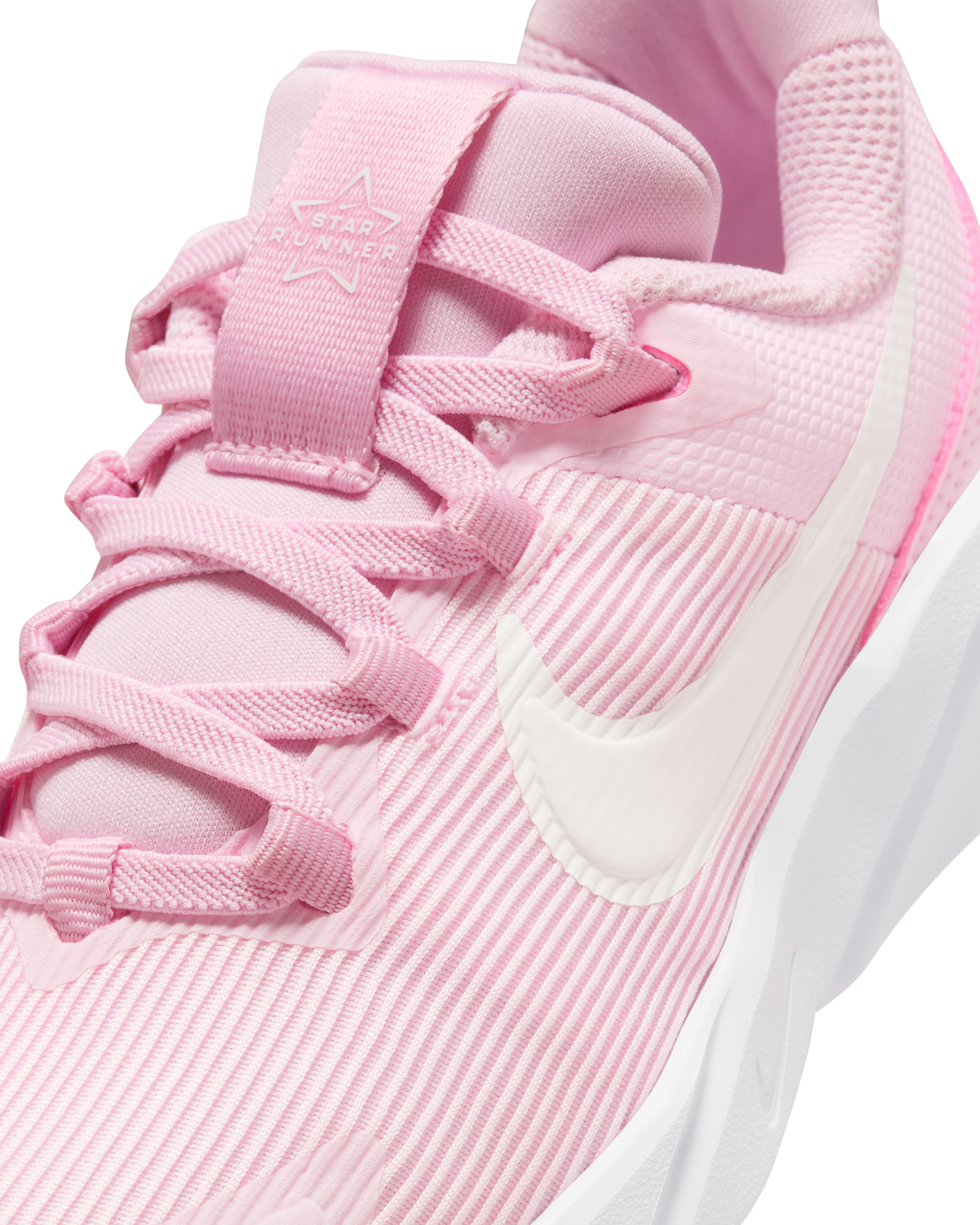 Кросівки для дівчаток Nike Star Runner 4 Nn (Ps) DX7614-602 31.5 (13.5C US) рожевіфото