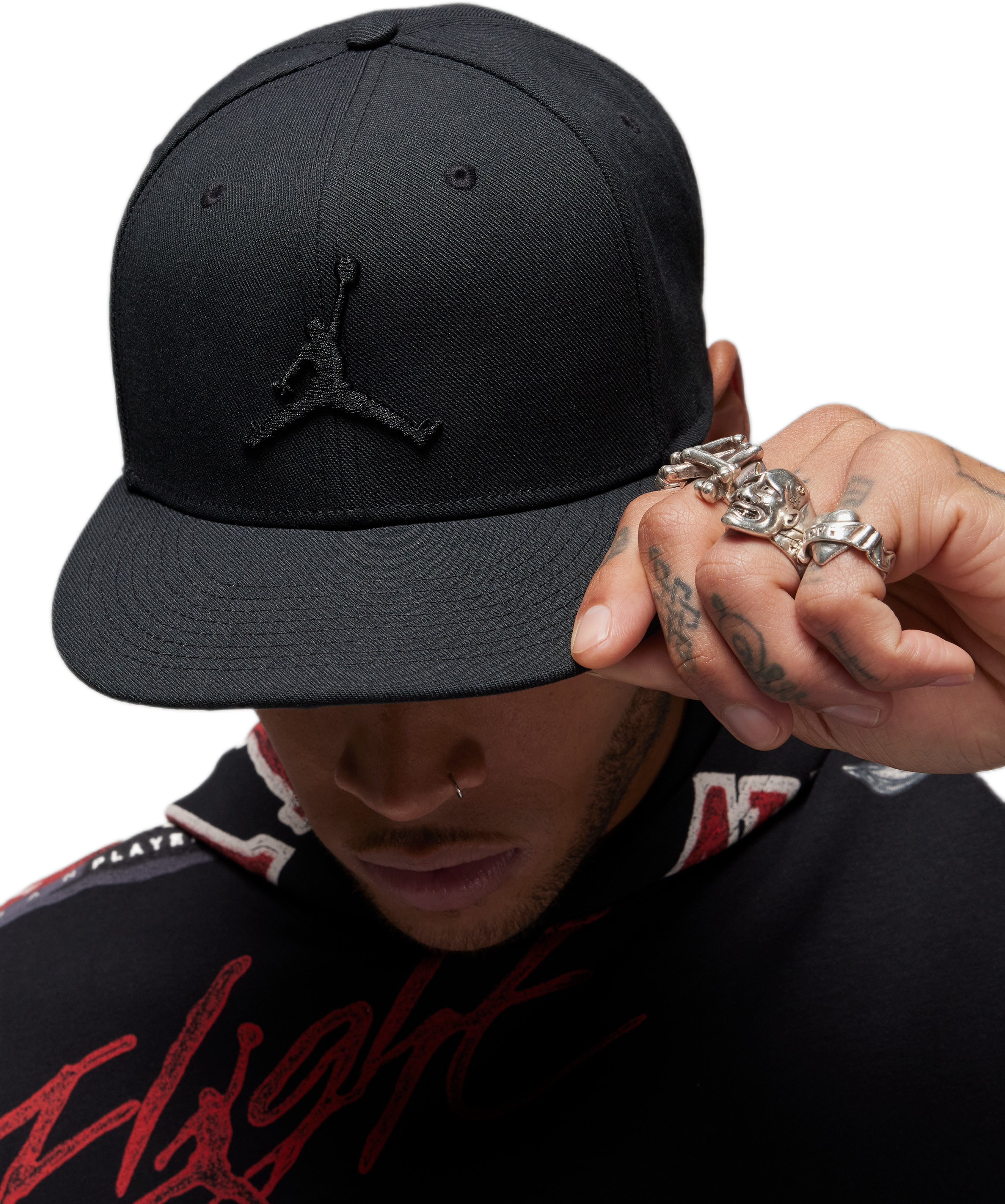 Кепка Nike Jordan U J Pro Cap S Fb Jumpman FV5296-011 S/M черная фото 5