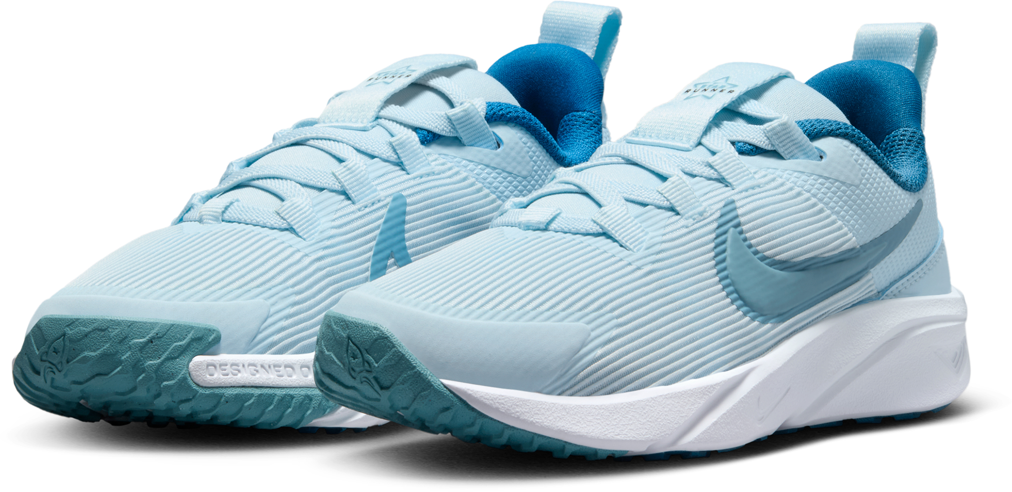 Кросівки дитячі Nike Star Runner 4 Nn (Ps) DX7614-404 31.5 (13.5C US) блакитніфото