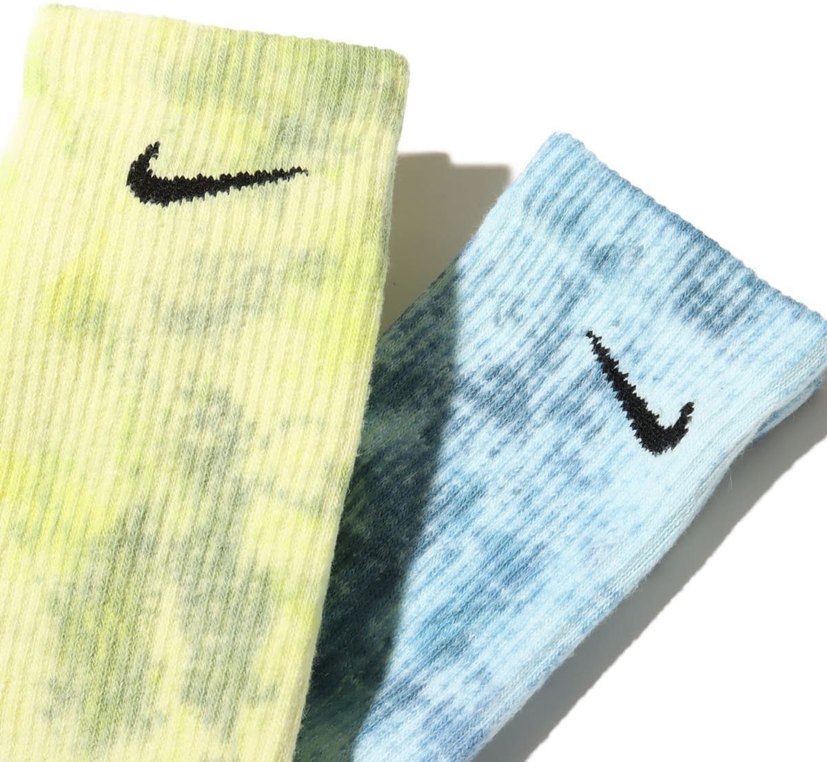 Набор двух пар носков Nike U Nk Ed Csh Crw 2p 144 Clrsplh FJ0747-906 S синий/желтый фото 5