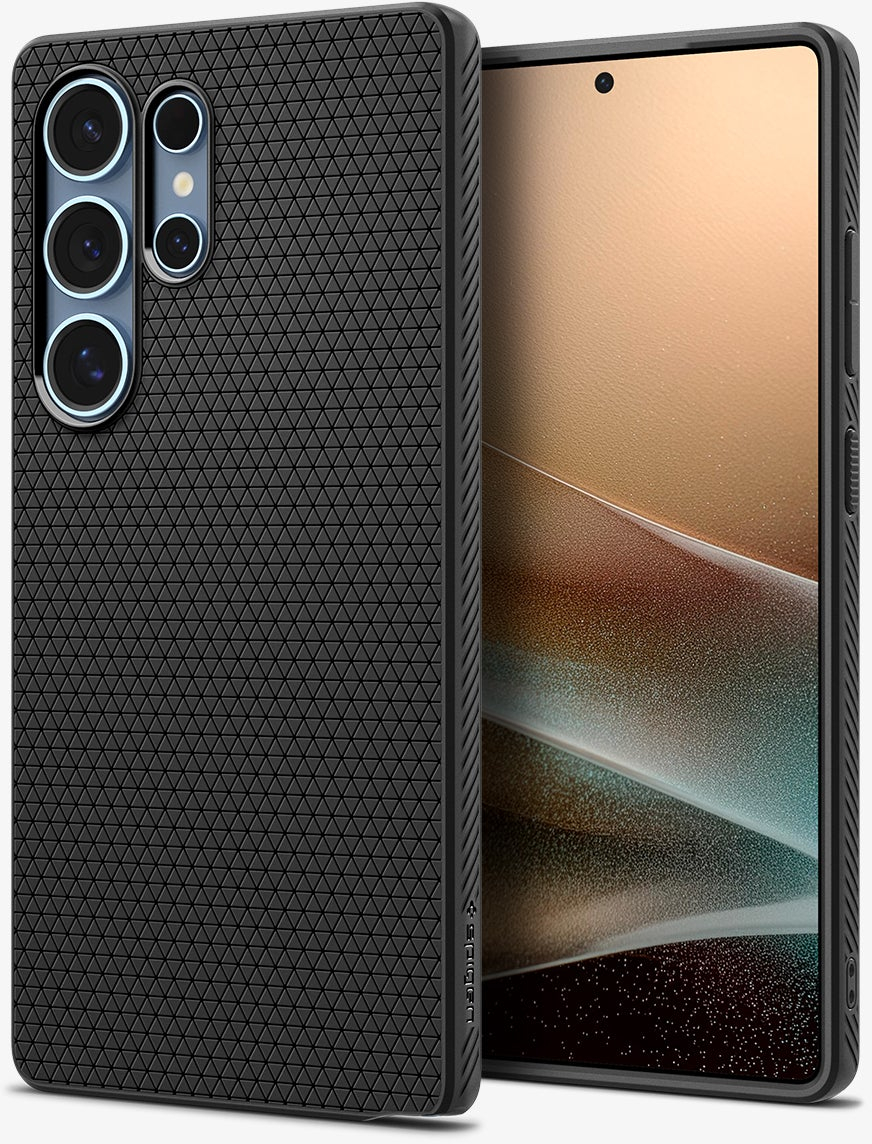 Чохол Spigen для Samsung Galaxy S25 Ultra, Liquid Air, Matte Black (ACS08953)фото