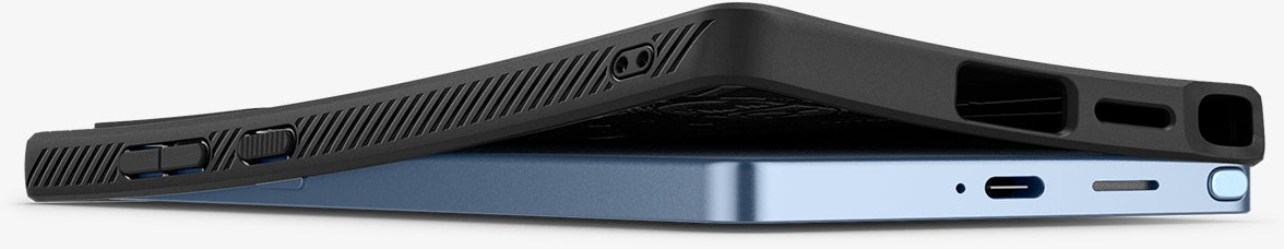 Чохол Spigen для Samsung Galaxy S25 Ultra, Liquid Air, Matte Black (ACS08953)фото