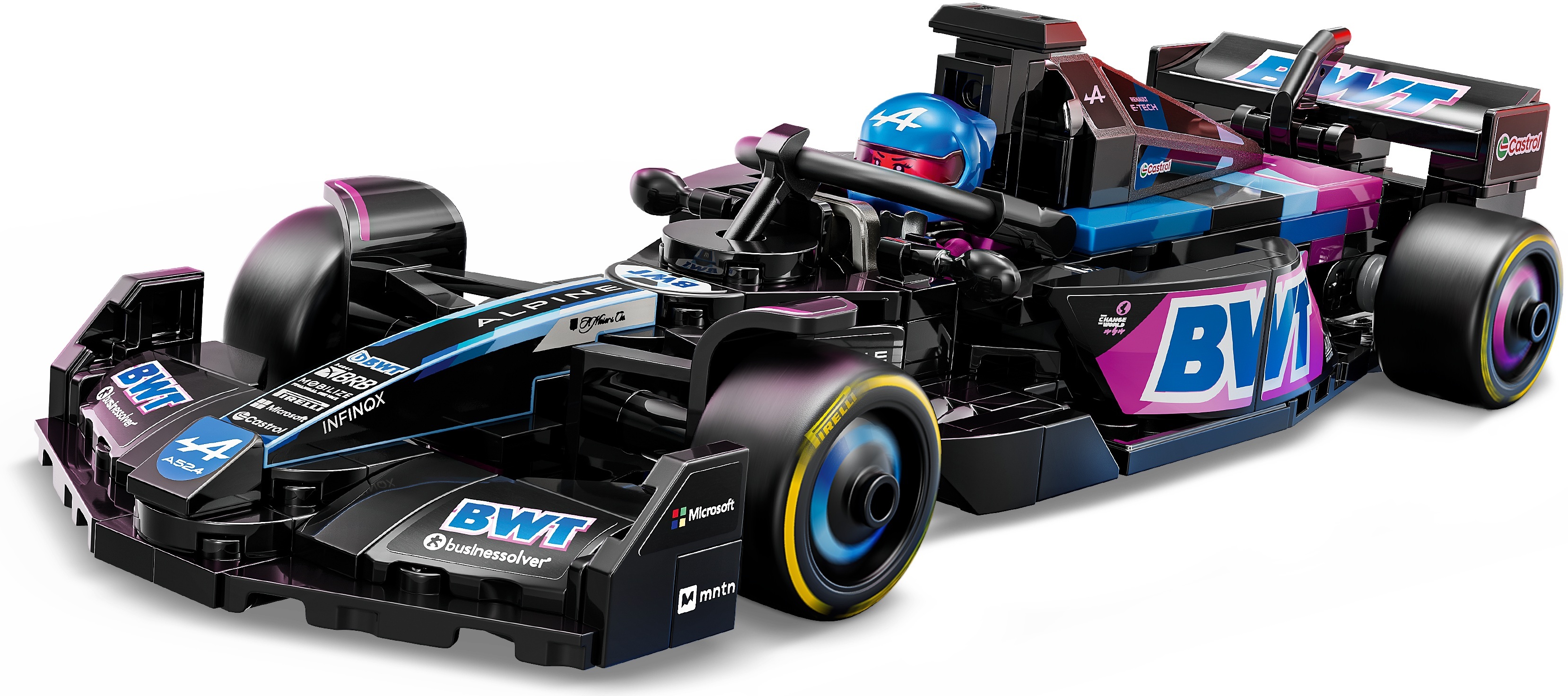 LEGO 77248 Speed Champions Автомобиль для перегонов BWT Alpine F1 Team A524 фото 4