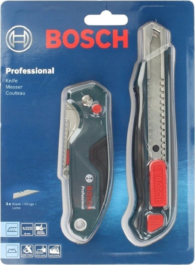 Набір ножів Bosch, 2 шт. (1.600.A01.6BM)фото