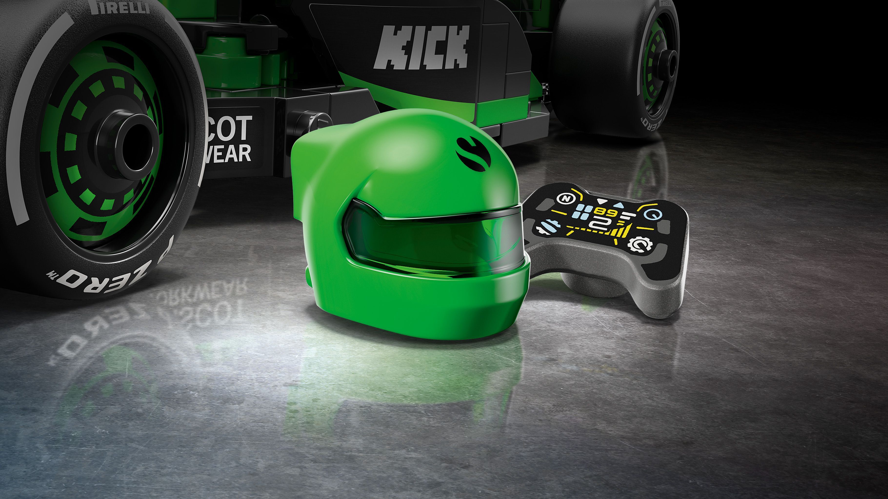 LEGO 77247 Speed Champions Автомобиль для перегонов KICK Sauber F1 Team C44 фото 