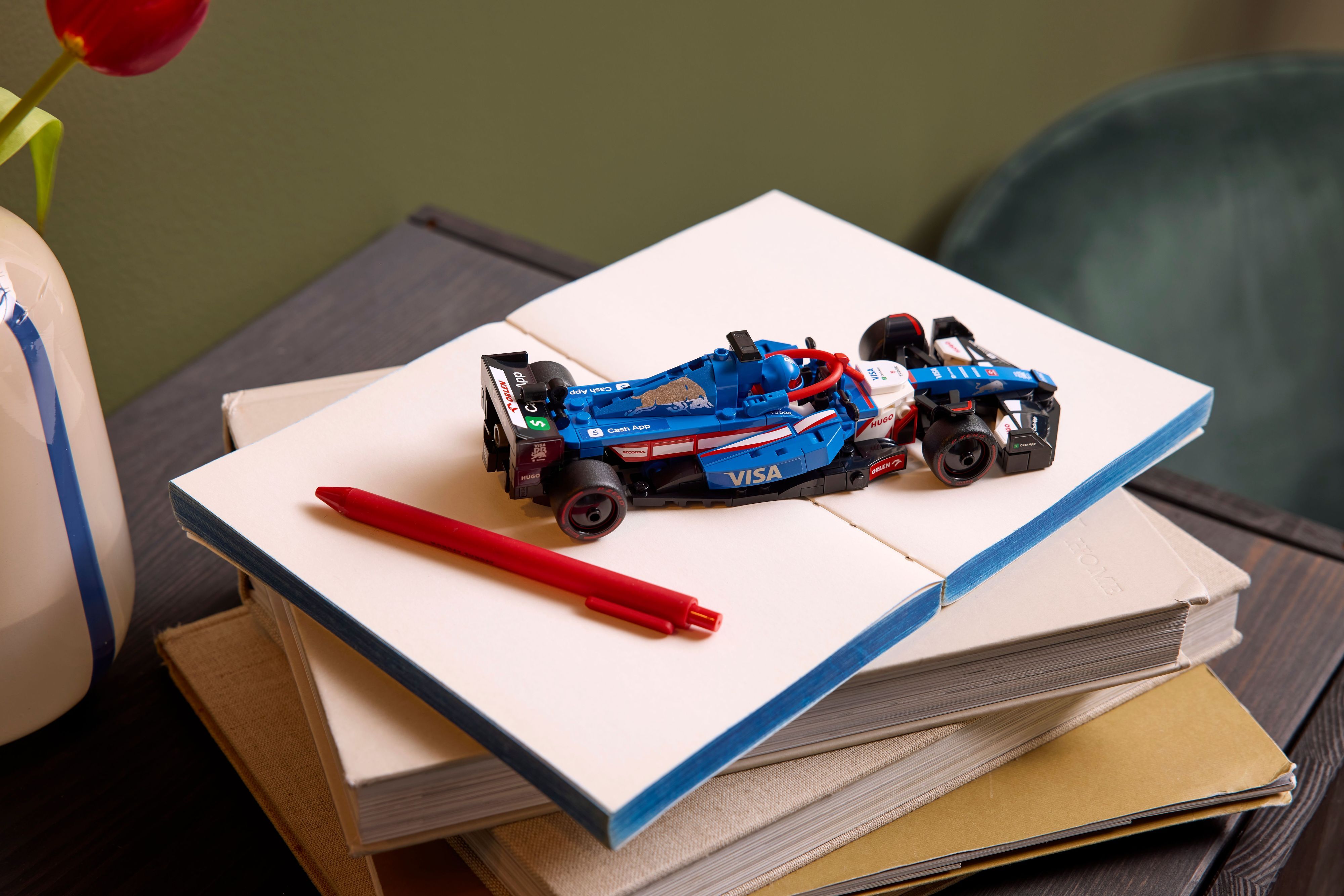 LEGO 77246 Speed Champions Автомобиль для гонок F1 Visa Cash RB VCARB 01 фото 10