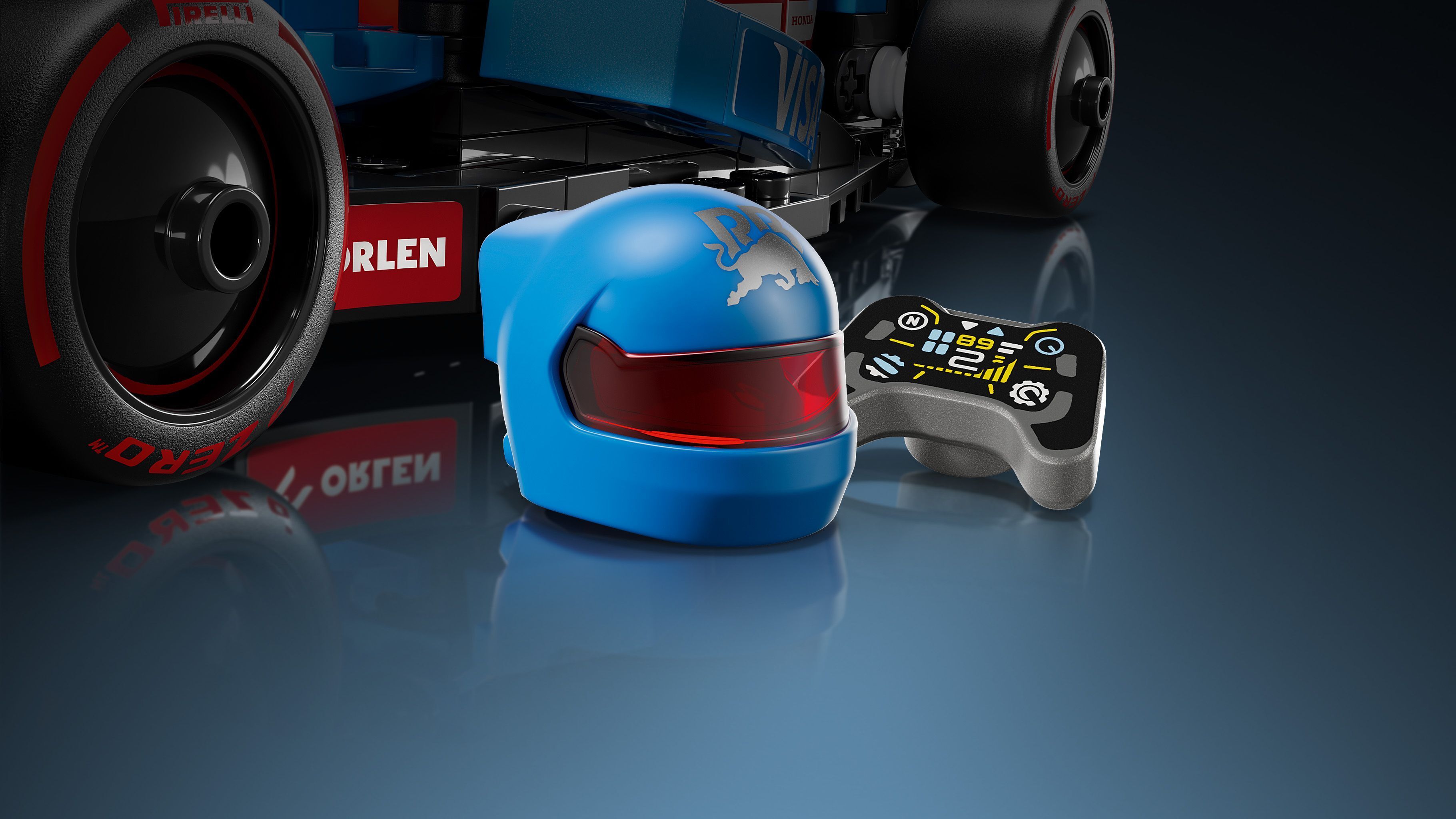 LEGO 77246 Speed Champions Автомобиль для гонок F1 Visa Cash RB VCARB 01 фото 11