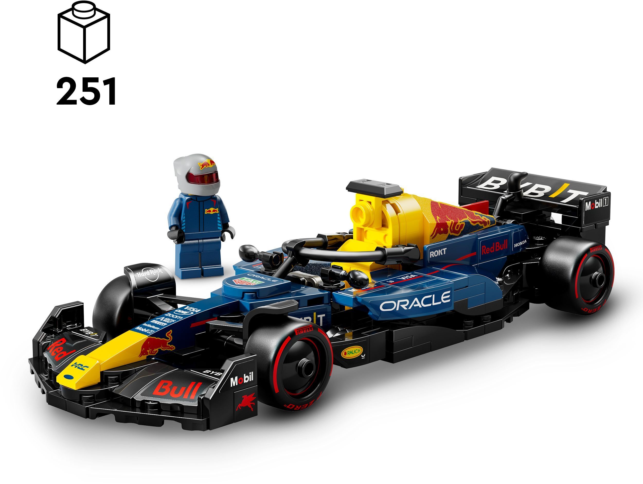 LEGO 77243 Speed Champions Автомобиль для перегонов F1 Oracle Red Bull Racing RB20 фото 2