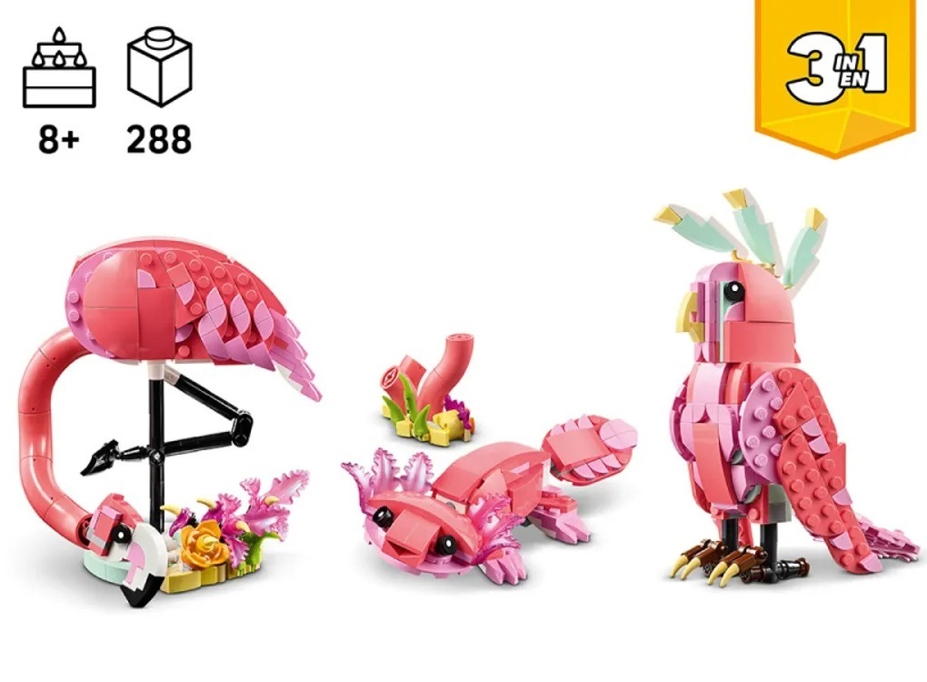 LEGO 31170 Creator Дикие животные: розовый фламинго фото 2