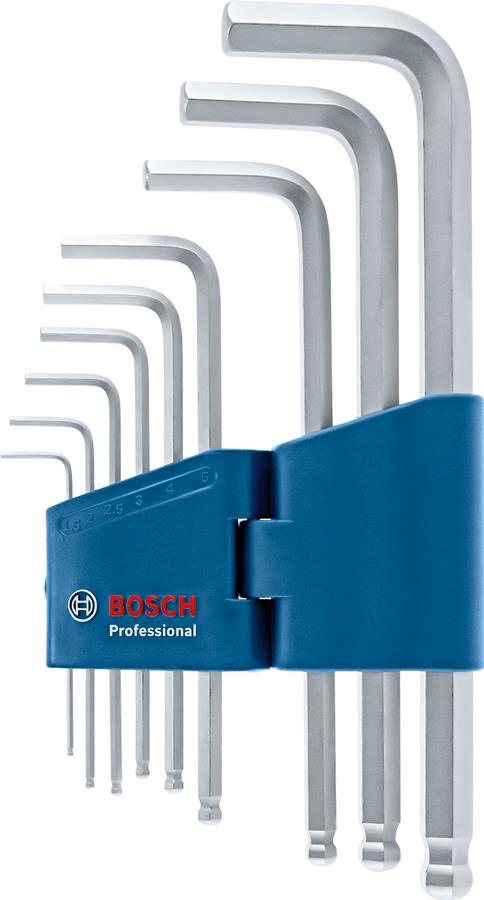 Набір ключів шестигранних Bosch, 9 шт. (1.600.A01.TH5)фото2