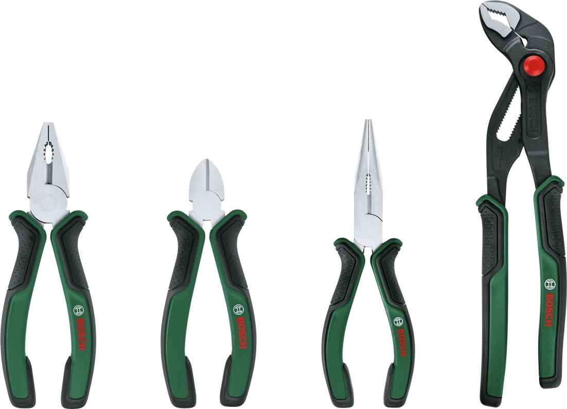 Набір плоскогубців Bosch, 4 шт. (1.600.A02.W7K)фото