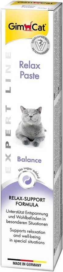 Паста вітамінізована для котів GimCat Expert Line Relax для подолання стресу та тривожних станів 50гфото3